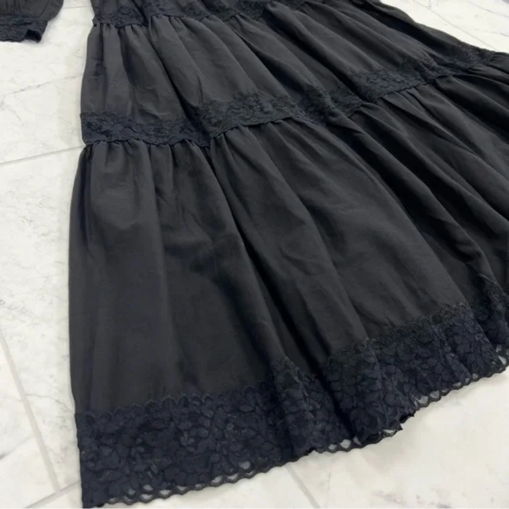Widow Black Lace Maxi Dress NWT - Picture 3 of 3
